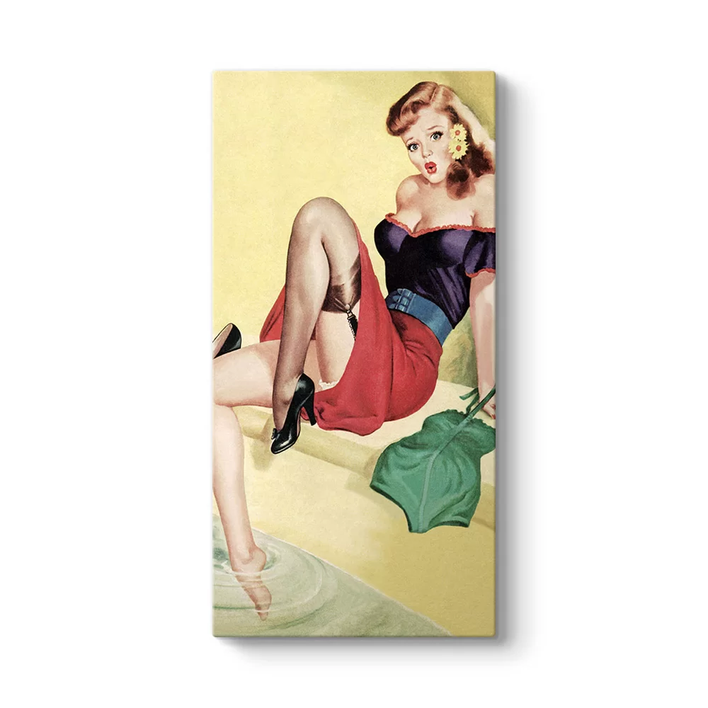 Pin Up Girl Havuz Tablosu - Model 7